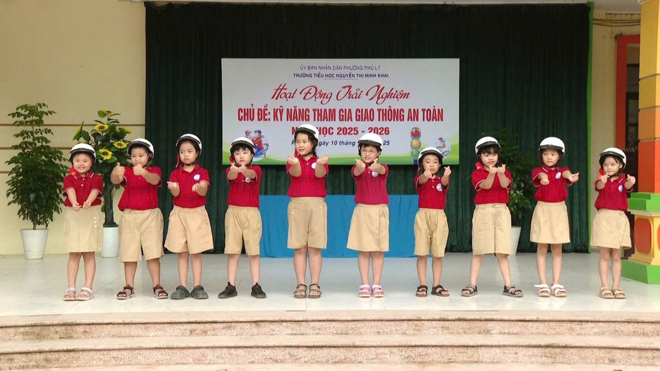 Hoạt động trải nghiệm với Chủ đề: "Kĩ năng tham gia giao thông an toàn".